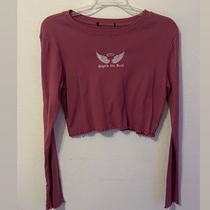 pink long sleeve